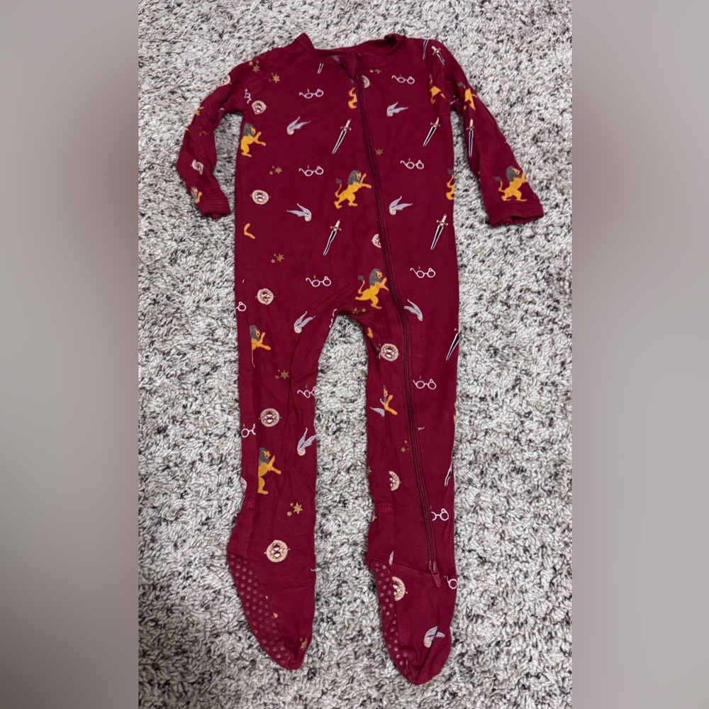 Kyte Baby x Harry Potter Gryffindor Bamboo Footie PJs
